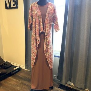 Lularoe Maria long dress-S and Shirley M outfit $30